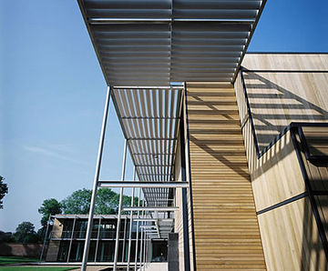 CS Airfoil - aluminium exterior solar shading brise soleil system