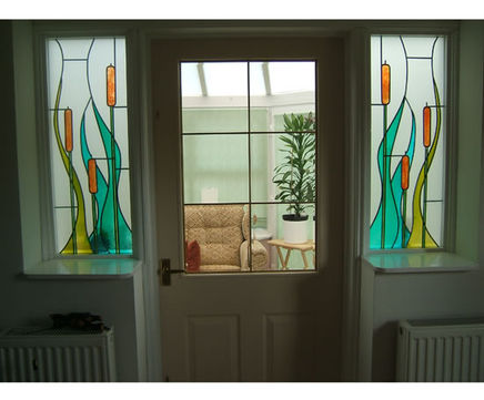 Bespoke stained glass panels