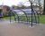 Solent Open Access Shelter - steel cycle shelter for outdoor bike storage 2