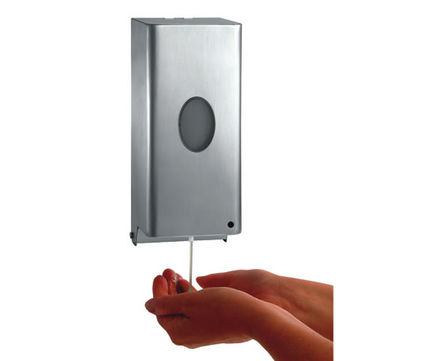 Automatic stainless steel soap dispenser