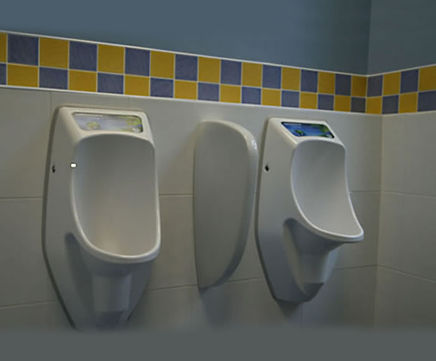Urimat Compactplus small lightweight waterless urinal