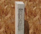Precast concrete indicator posts