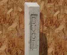 Precast concrete indicator posts