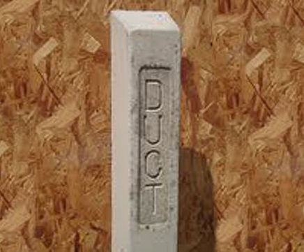 Precast concrete indicator posts