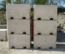Precast concrete security blocks