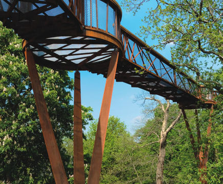 Aluminium expanded mesh for walkways