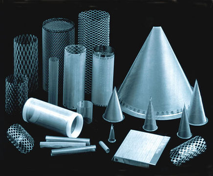 Expanded mesh filters