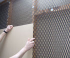 Securilath™ reinforced metal security mesh lath