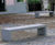 BLOC contemporary concrete seat 3