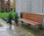 UTIL FSC hardwood seat with stainless steel  frame 7