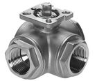 VZBA 3-way directional control ball valves