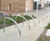 Fin Cycle Stand - recycled steel bike rack 1