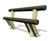 Level X - contemporary recycled plastic bench, 1.8m 5