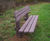 Paris - recycled plastic bench for outdoor spaces 1