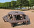 Roma - recycled plastic hexagonal picnic table (seats 12) 3