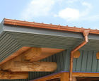 Eco-friendly copper guttering