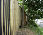 NATURALSoundBlok Absorptive - timber acoustic barrier for noise control