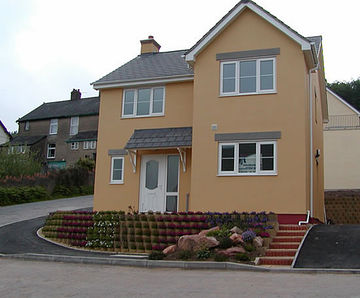 Betoflor - concrete interlocking retaining walls for gardens