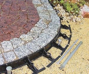Grasskerb - recycled plastic lawn and paving edge
