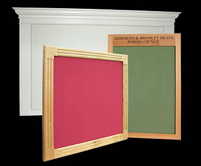 Unglazed internal noticeboards