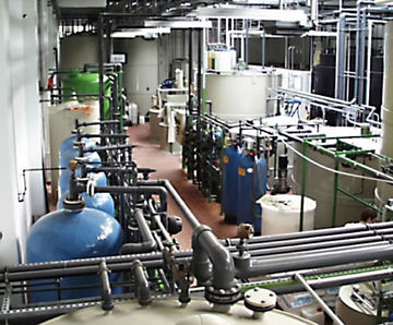 Wastewater systems for photovoltaic industry