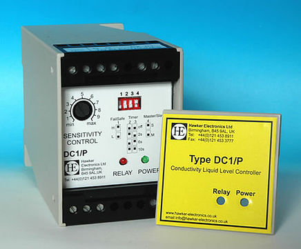 DC1-P DC powered conductivity liquid level control