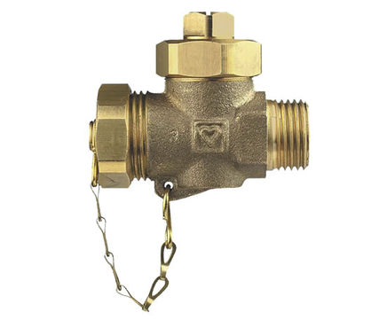 Brass drain cock