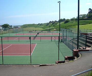 Tennis courts, Dalziel Park, Motherwell