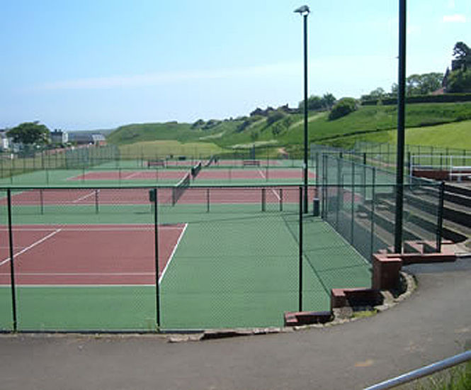 Tennis courts, Dalziel Park, Motherwell