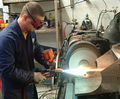 Blower repair services - metal spraying