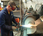 Blower repair services - metal spraying