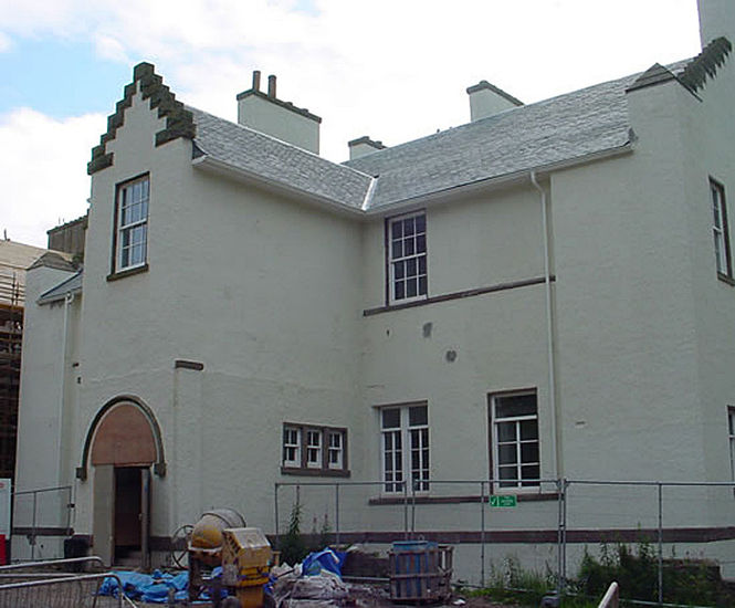 Wall cavity construction survey - Burger King, Clydebank