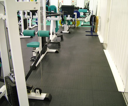 Interlay interlocking PVC floor tiles