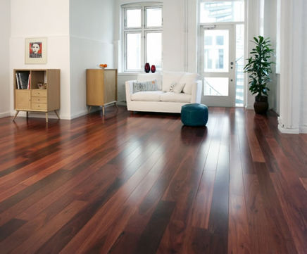 Solid hardwood flooring