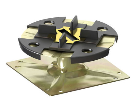 Europed II steel pedestals for raised access floors