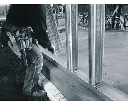 Steel exterior wall profiles
