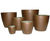 Cirkik Spirit Planters - modern fiberglass indoor plant pots 6