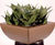 Linik Bowl Spirit Planter - lightweight fibreglass bowl planter 2