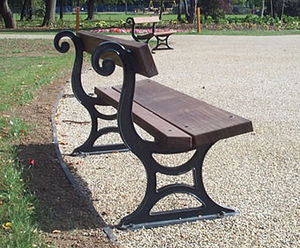 Teesdale timber/cast iron bench