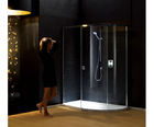 Radiance NRXO1480 curved offset shower surround and tray