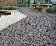 DekorGrip Rubber Mulch - low maintenance, 100% recycled