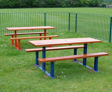Beaufort Hardwood and Galvanised Steel Picnic Table