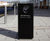 S50 Litter Bin - steel outdoor waste bin with ashtray for streets 2