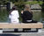 S56 Bench - hardwood and stone outdoor seating for public spaces 5