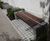 s83 - cut granite, 316 stainless steel and timber bench 4