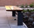 s96w - galvanised steel and timber bench 8