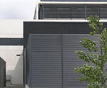 Italia steel louvred panels for cladding and screening
