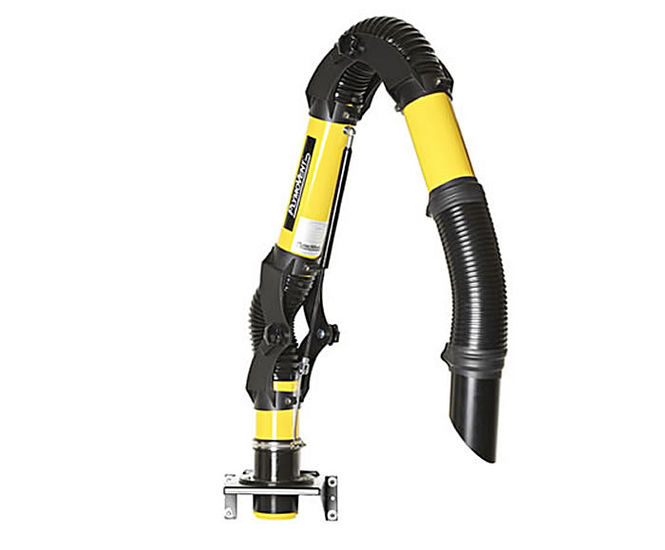 MiniMan75 fully flexible extraction arm Plymovent