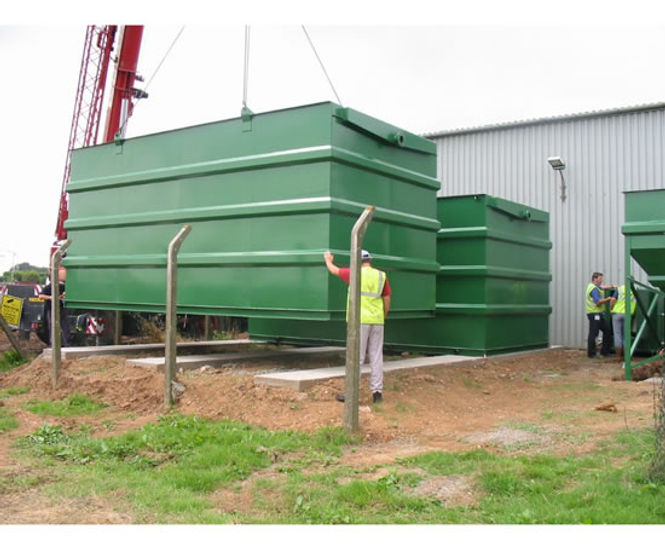 ECO-SAF biological treatment plant, Ightham Mote