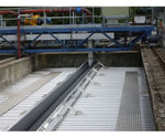 Grit channel odour control covers